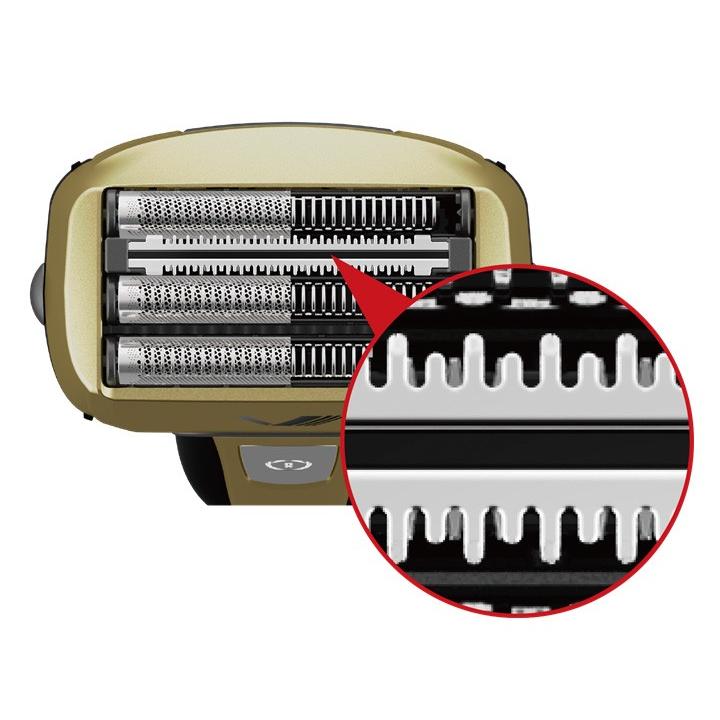 メンズシェーバー 髭剃り4枚刃 本体丸洗いOK シェーバー IZF-V557-N 泉
