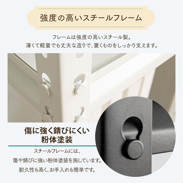 スチールラック　5段　幅120cm メタルラック　ホワイト スチールラック 幅120 5段 ラック 収納 白 黒 おしゃれ 簡単組立
