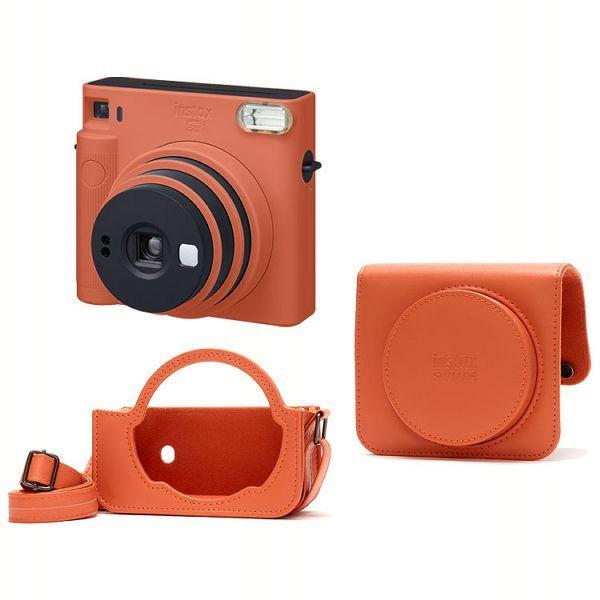 チェキスクエア instax SQUARE SQ1 本体 専用ケース付き セット (D 