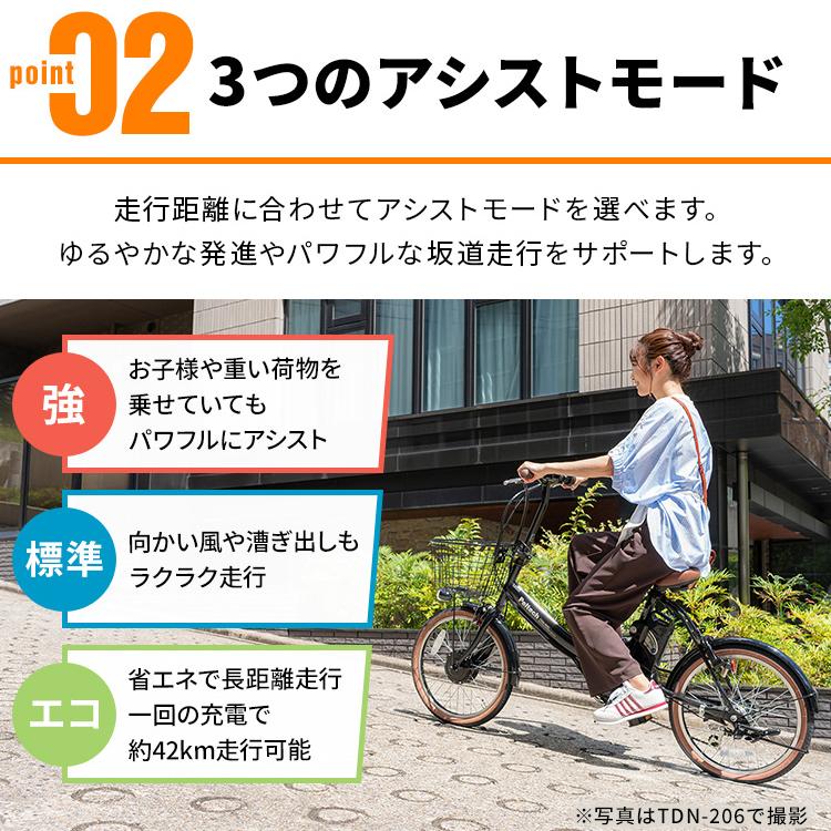 PELTECH（ペルテック） 電動自転車 安い 20インチ 外装6段変速