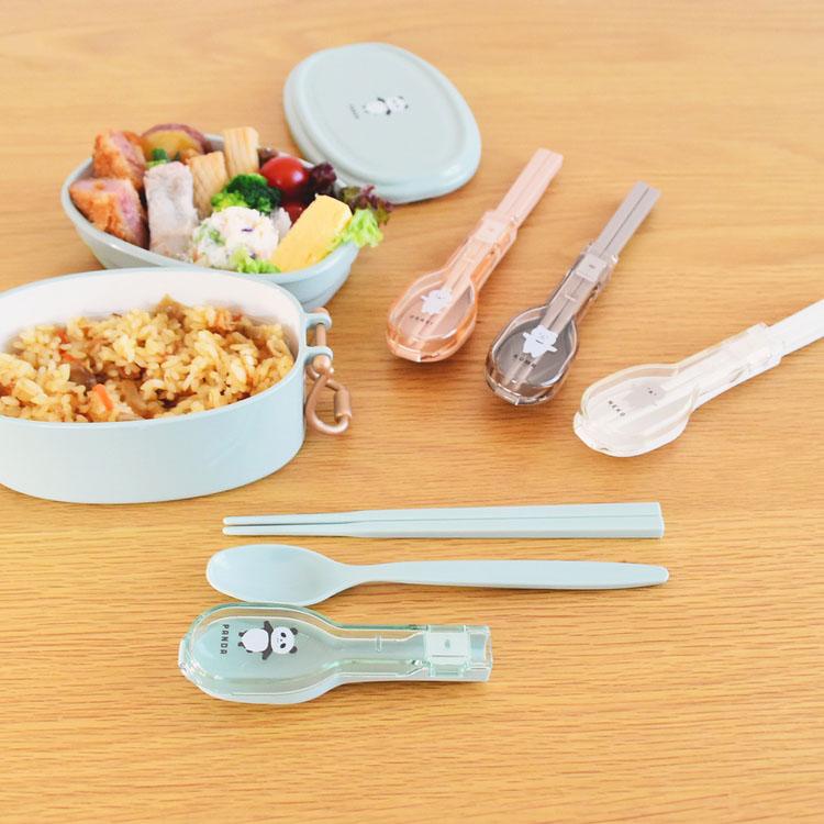 サブヒロモリ 箸 スプーン ケース ムームーフレンズ 抗菌コンビセット