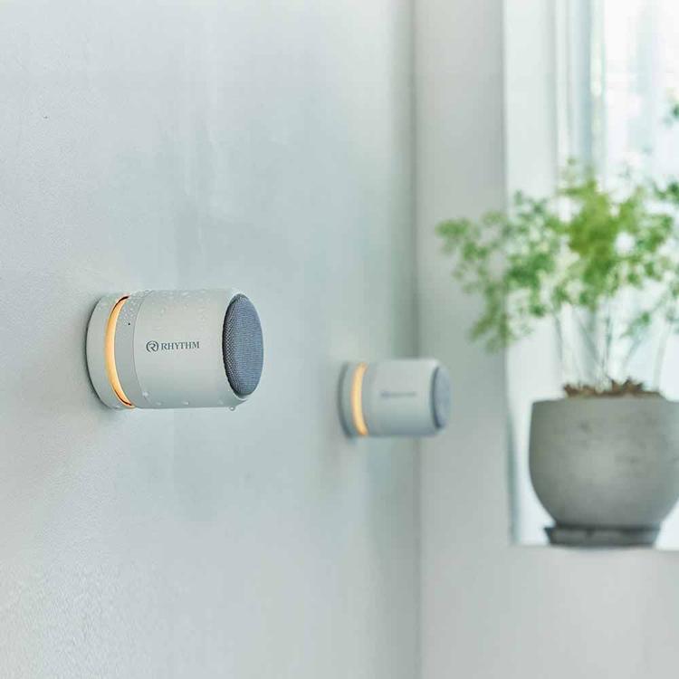 【新品未使用】MAGSPEAKERDUO ワイヤレススピーカー 9YYA30RH 楽天市場】リズム 公式 | Bluetooth ポータブル スピーカー 防塵 防水