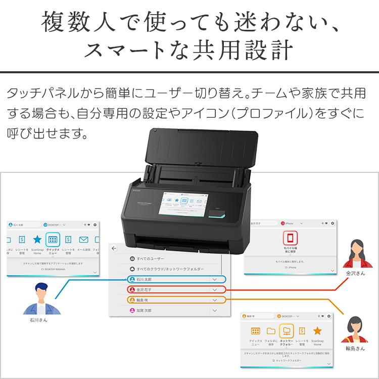 【新品未開封】富士通 ScanSnap iX2500 Fujitsu スキャナ ScanSnap iX2500 FI-IX2500W BK PFU : アイリスプラザ Yahoo!店 - 通販