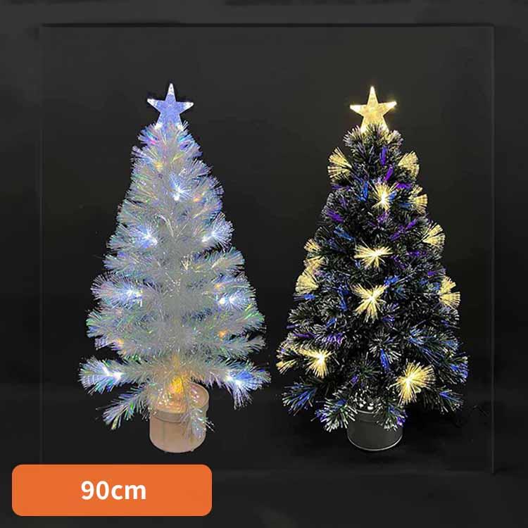 ファイバーツリー クリスマスツリー ミニツリー LED クリスマス