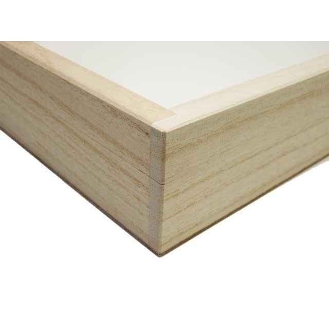 桐製標本箱：大型（ガラス蓋） |  | 01