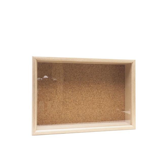 志賀 インロー硝子蓋式標本箱 [中型コルク敷] | 