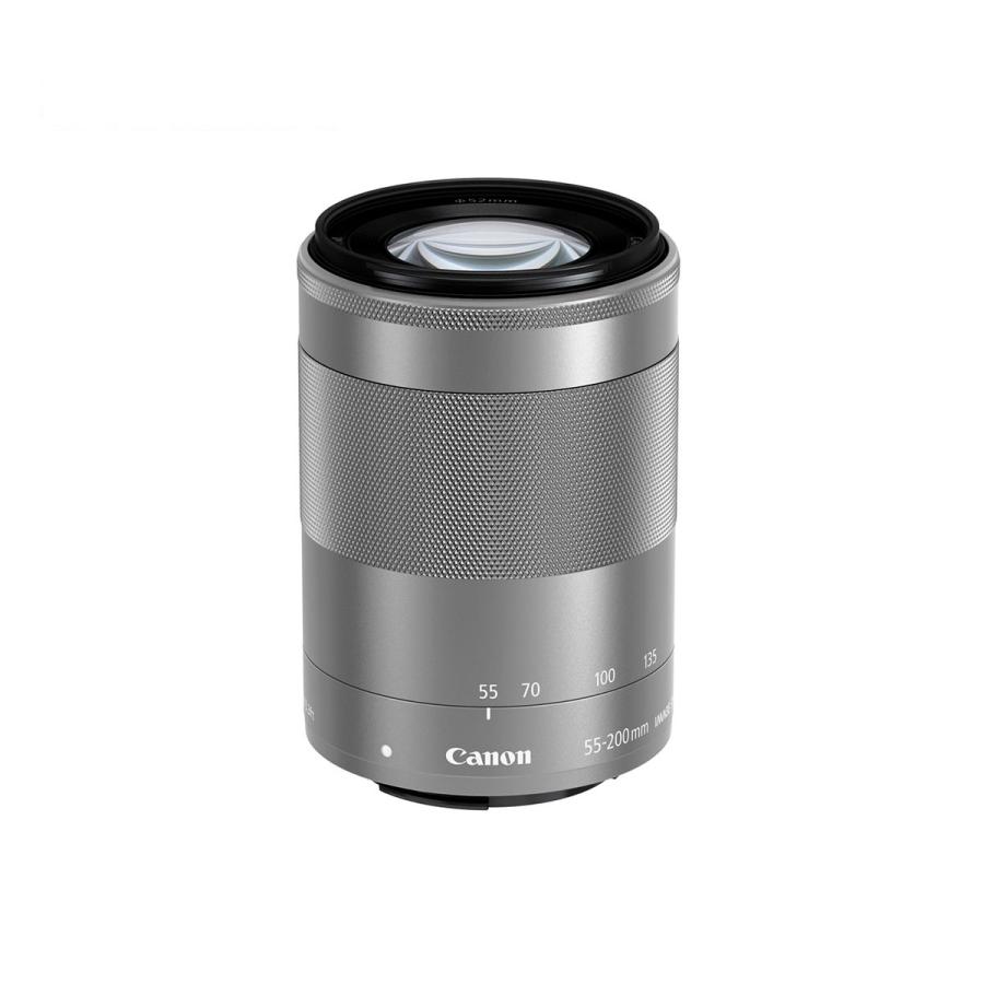 優れた品質 Canon EF-M55-200F4.5-6.3 IS STM シルバー