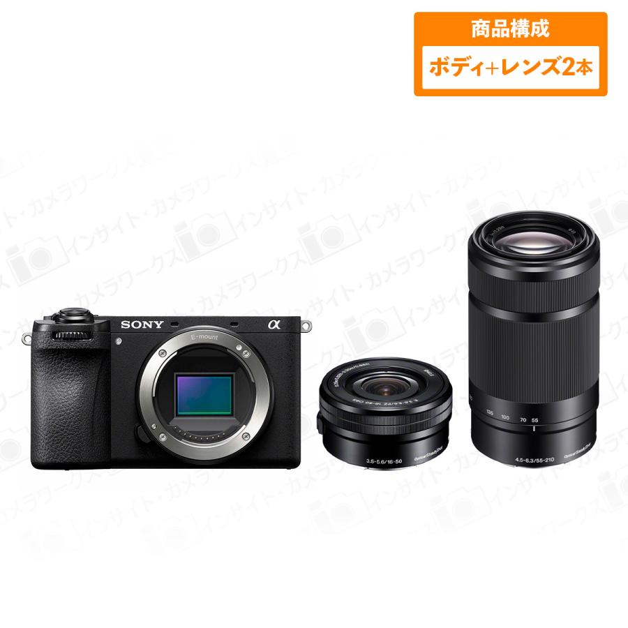 SONY（ソニー） α6700 ILCE-6700 ボディ ブラック + ダブルズーム
