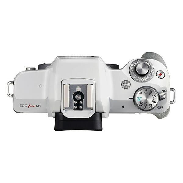 Canon ミラーレス一眼カメラ EOS Kiss M2 ボディ ホワイト KISSM2WH