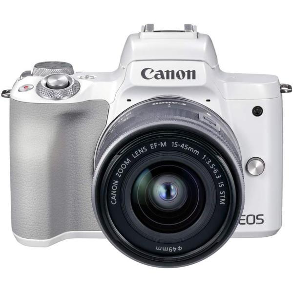 Canon ミラーレス一眼カメラ EOS Kiss M2 標準ズームレンズキット ホワイト KISSM2WH-1545-A｜insight-shop｜02