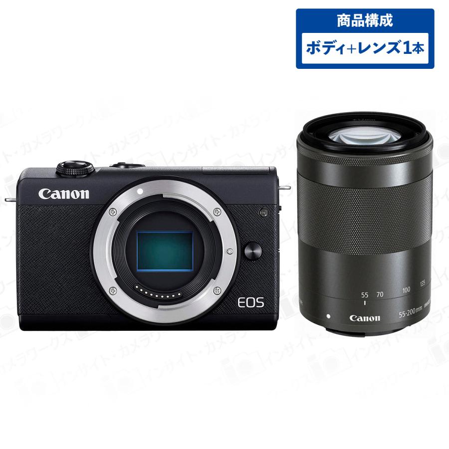 Canon EOS M200 ミラーレス一眼 レンズセット ブラック-