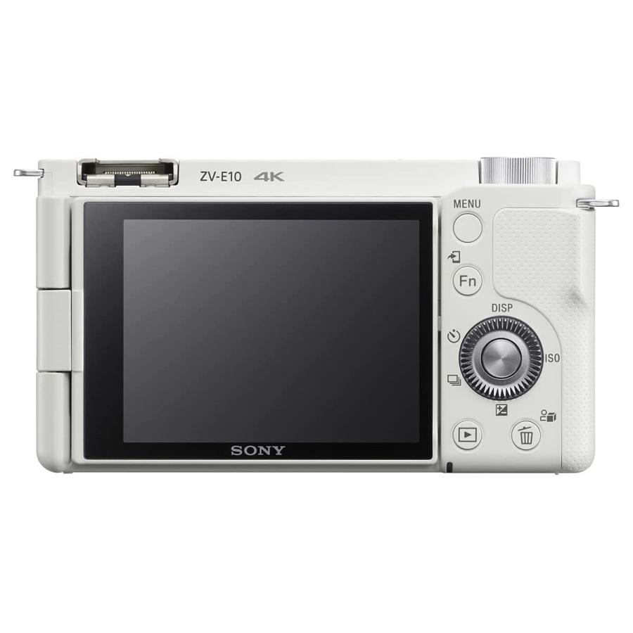 SONY ZV-E10 ホワイト + SELP1650 レンズ SONY Vlog用カメラ ZV-E10 ミラーレス一眼 ダブルズームレンズキット