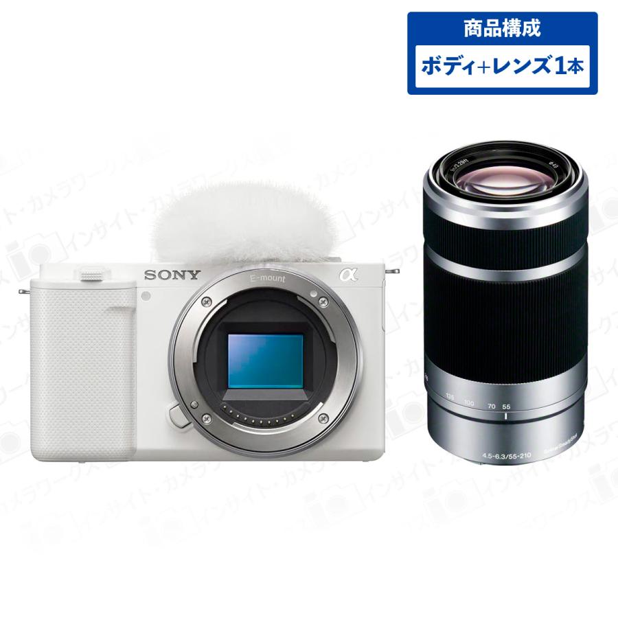 sony ソニーデジタルカメラzve-10 ソニー55-210レンズセット VLOGCAM ソニー ZV-E10 II ボディ ブラック Vlog用カメラ + 望遠ズーム
