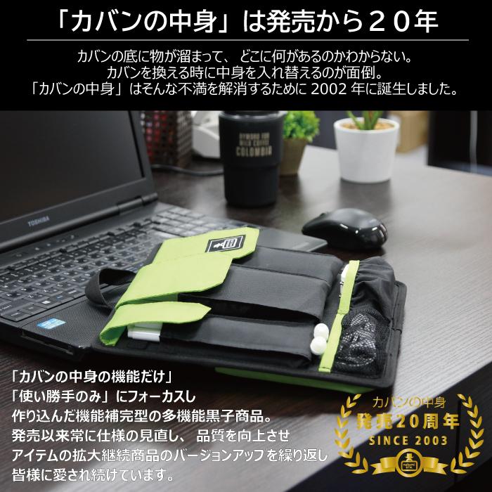 カバンの中身 バッグインバッグ コンパクト スクエア 角型 20