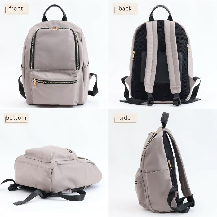 リュック デイパック A4 おしゃれ シンプル 無地 通勤 通学旅行 お出かけ きれいめ 小さめ レディース メンズ ユニセックス | COOCO | 13