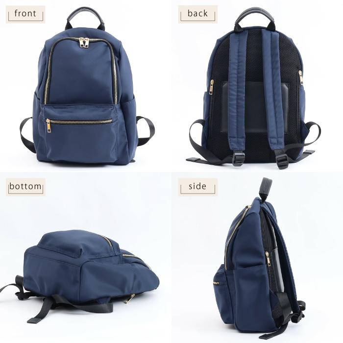 リュック デイパック A4 おしゃれ シンプル 無地 通勤 通学旅行 お出かけ きれいめ 小さめ レディース メンズ ユニセックス | COOCO | 14