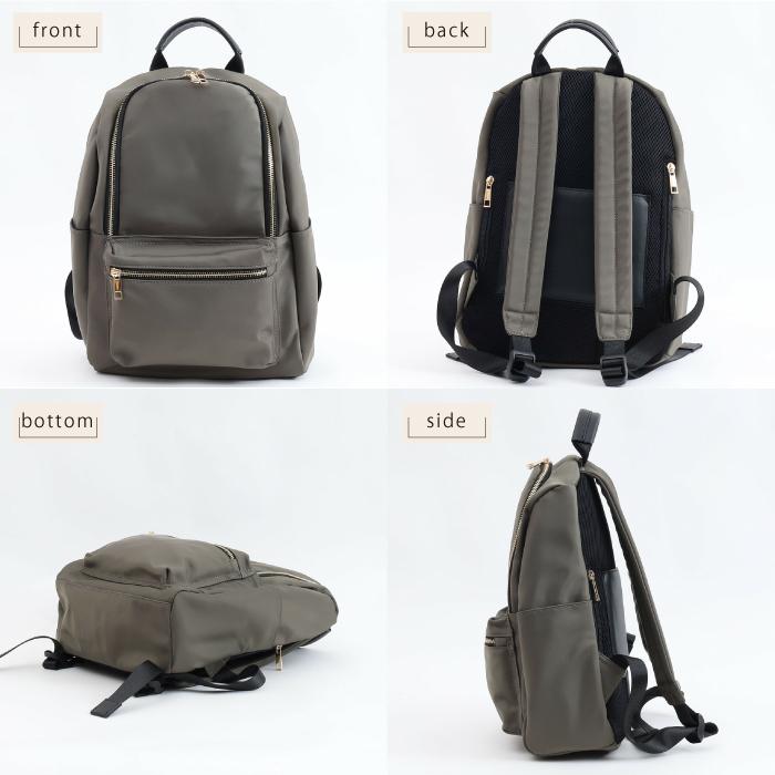リュック デイパック A4 おしゃれ シンプル 無地 通勤 通学旅行 お出かけ きれいめ 小さめ レディース メンズ ユニセックス | COOCO | 15