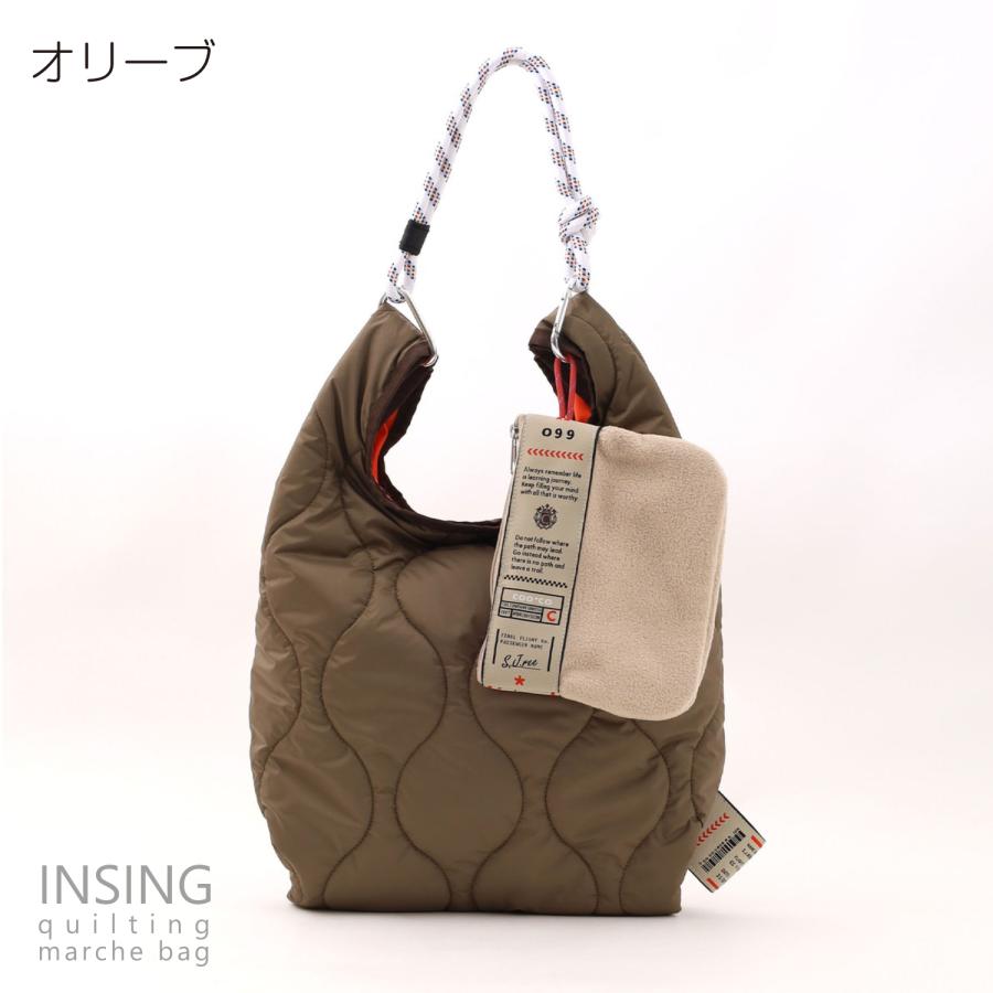 ショルダーバッグ トート 肩掛け オリジナル柄テープ キルティング フリース マルシェバッグ ポーチ付き 通勤 通学 会社 おしゃれ かわいい 旅行 お出かけ |  | 12