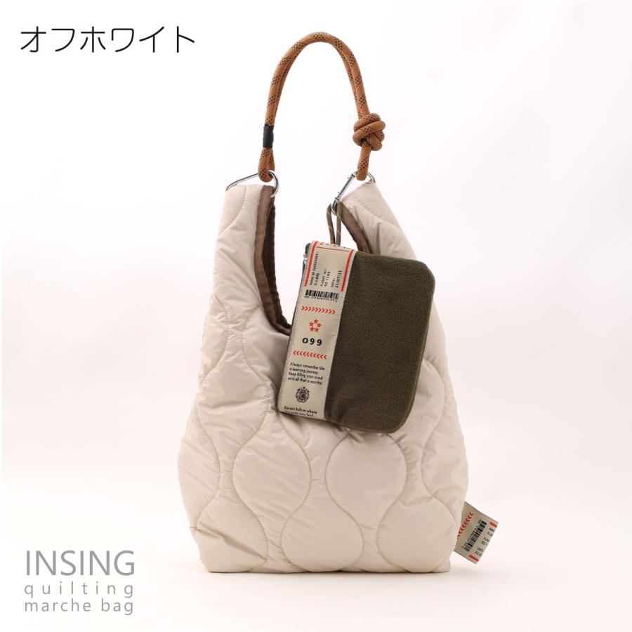 ショルダーバッグ トート 肩掛け オリジナル柄テープ キルティング フリース マルシェバッグ ポーチ付き 通勤 通学 会社 おしゃれ かわいい 旅行 お出かけ |  | 06