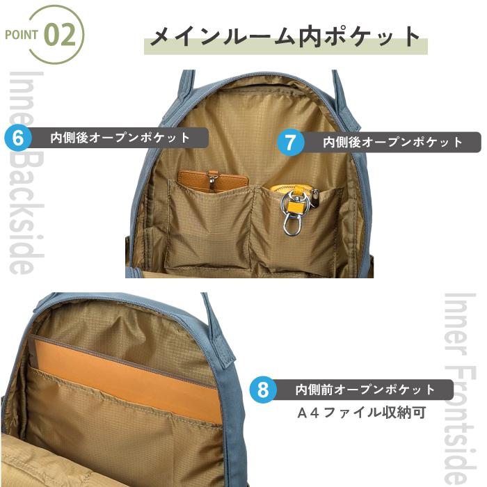 アネログランデ anello リュック オトナトラベル 大人 大人女子 レディース 通勤 軽量 撥水 キャリーオン ビジネス a4 かわいい おしゃれ 大人 A4 きれいめ OL | anello GRANDE | 16