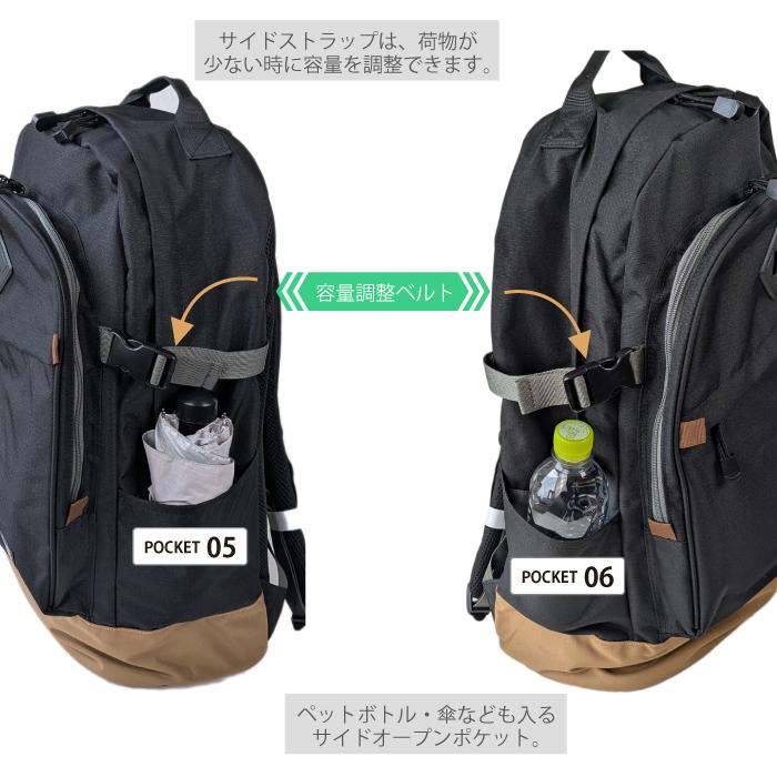 アネロ リュック anello アネログランデ デイパック リュックサック 大容量 大きめ 超大型 大型 撥水 軽量 撥水 レディース メンズ かわいい 高校生 部活 通学 | anello GRANDE | 07