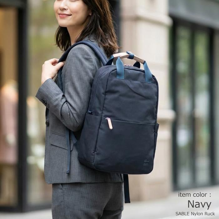リュック レディース アネログランデ 10ポケット 大容量 軽量 撥水 A4 PC 15インチ 通勤 通学 旅行 キャリーオン ナイロン おしゃれ 大人 マザーズリュック 21L | anello GRANDE | 05