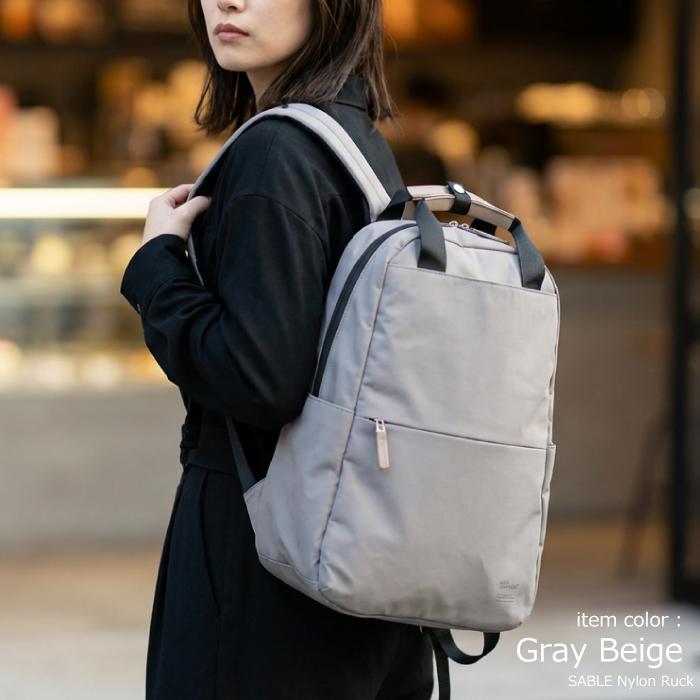 リュック レディース アネログランデ 10ポケット 大容量 軽量 撥水 A4 PC 15インチ 通勤 通学 旅行 キャリーオン ナイロン おしゃれ 大人 マザーズリュック 21L | anello GRANDE | 03