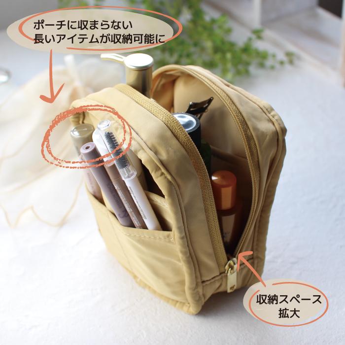 ポーチ 化粧ポーチ ミニポーチ コスメポーチ 小物入れ メイクポーチ ポーチ トラベル 旅行 可愛い コンパクト バッグインバッグ スクエアポーチ | リルビー | 18