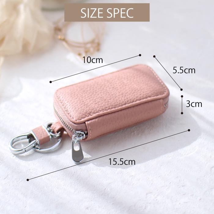 キーケース スマートキー キーホルダー レディース メンズ  ミニポーチ 牛革 おしゃれ レザー かわいい カラビナ ミニ コンパクト ケース 小物入れ コインケース |  | 20