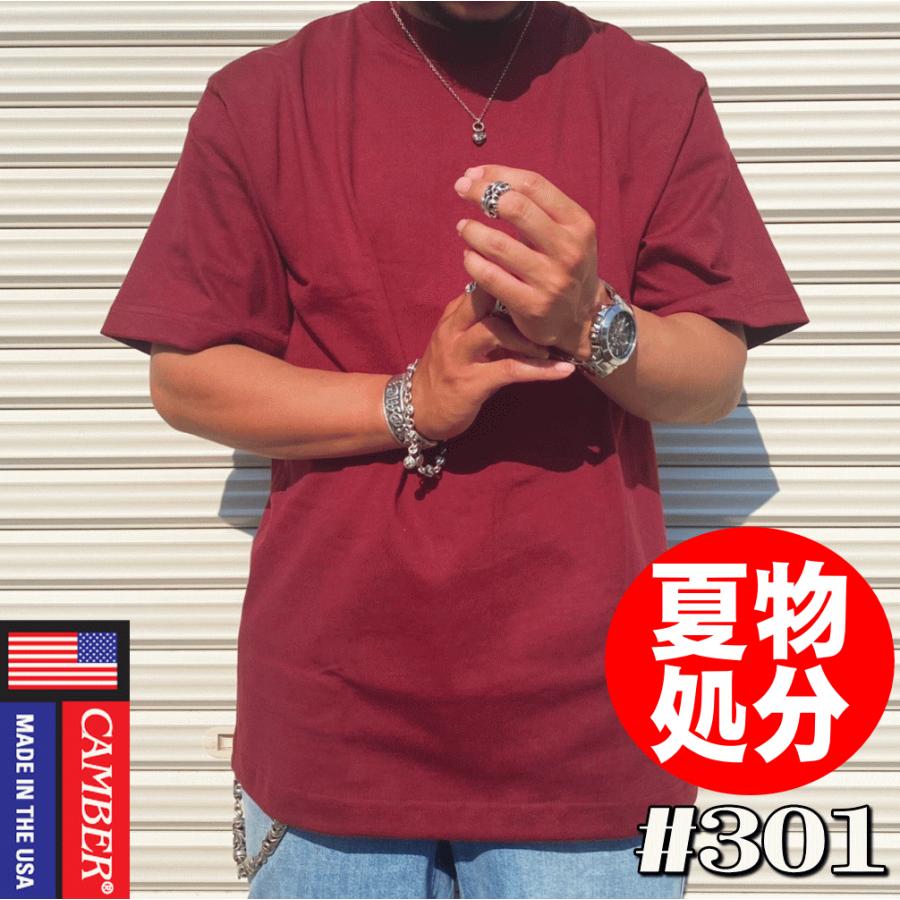 【夏物処分】 【アメリカ製】 CAMBER キャンバー #301 8oz MAX WEIGHT Short Sleeve T-Shirts MADE IN USA マックスウェイト Tシャツ | CAMBER