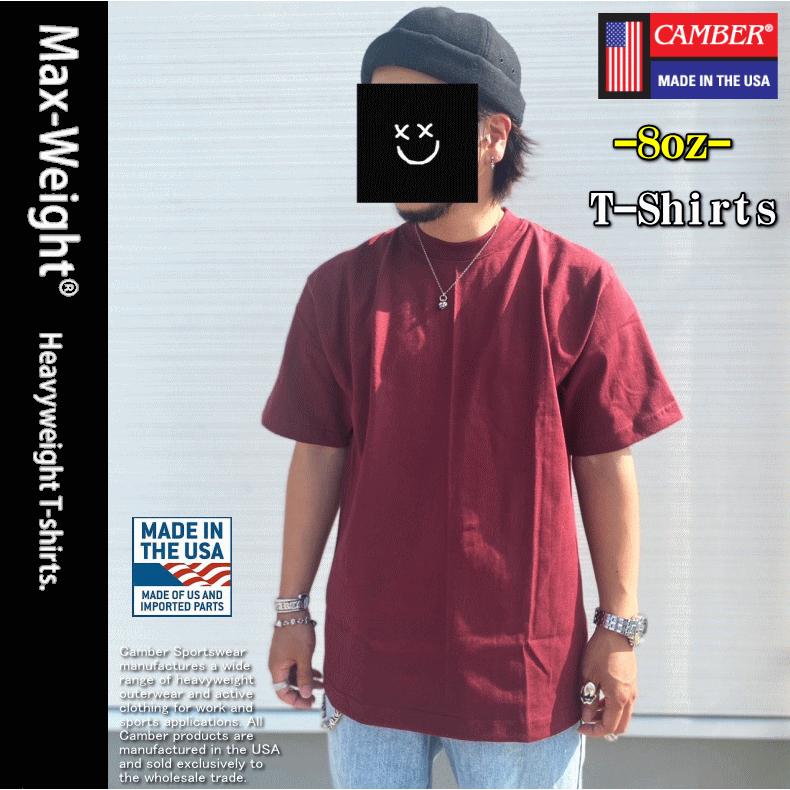 【夏物処分】 【アメリカ製】 CAMBER キャンバー #301 8oz MAX WEIGHT Short Sleeve T-Shirts MADE IN USA マックスウェイト Tシャツ | CAMBER | 03