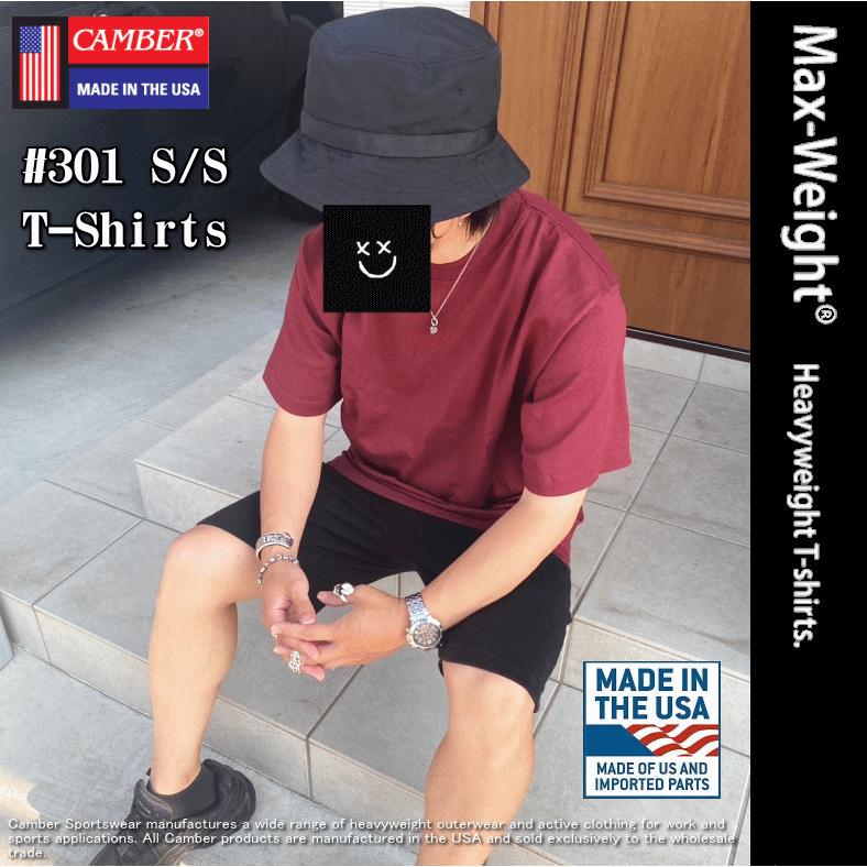 【夏物処分】 【アメリカ製】 CAMBER キャンバー #301 8oz MAX WEIGHT Short Sleeve T-Shirts MADE IN USA マックスウェイト Tシャツ | CAMBER | 04