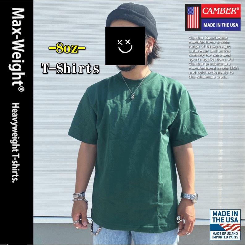 【夏物処分】 【アメリカ製】 CAMBER キャンバー #301 8oz MAX WEIGHT Short Sleeve T-Shirts MADE IN USA マックスウェイト Tシャツ｜insize｜14