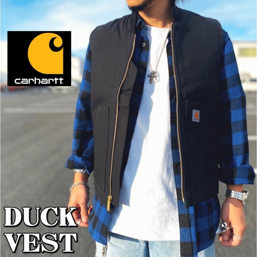 Carhartt カーハート Duck Vest V01 ダック ワーク ベスト 中綿素材 