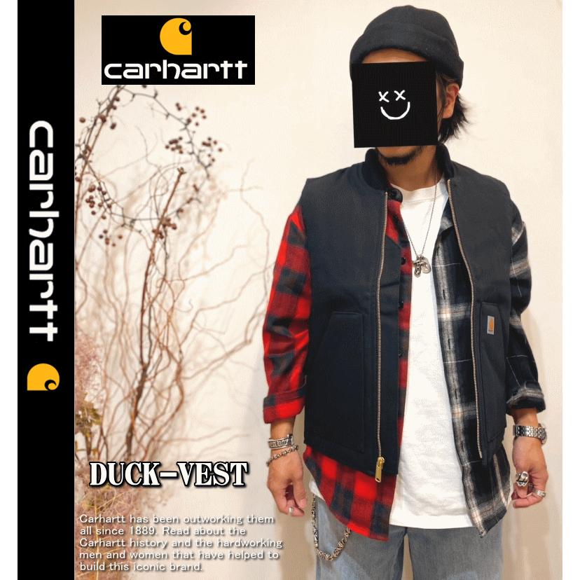 Carhartt カーハート Duck Vest V01 ダック ワーク ベスト 中綿素材｜insize｜14