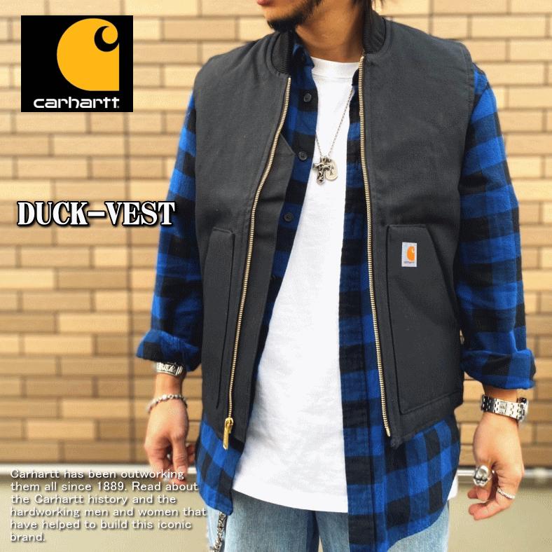 Carhartt カーハート Duck Vest V01 ダック ワーク ベスト 中綿素材