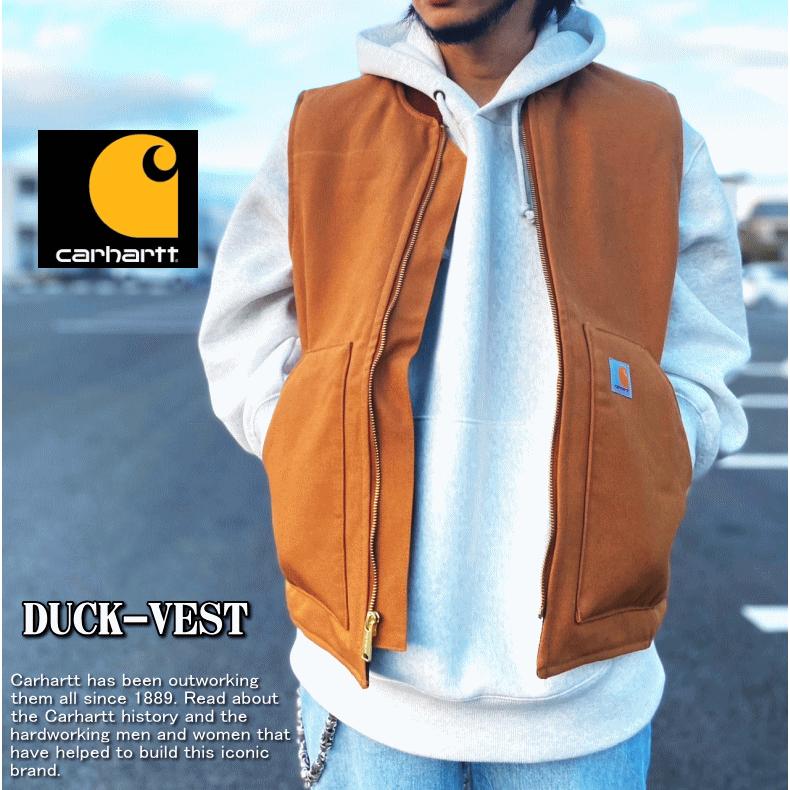 Carhartt カーハート Duck Vest V01 ダック ワーク ベスト 中綿 Carhartt カーハート Duck Vest V01 ダック ワーク ベスト 中綿