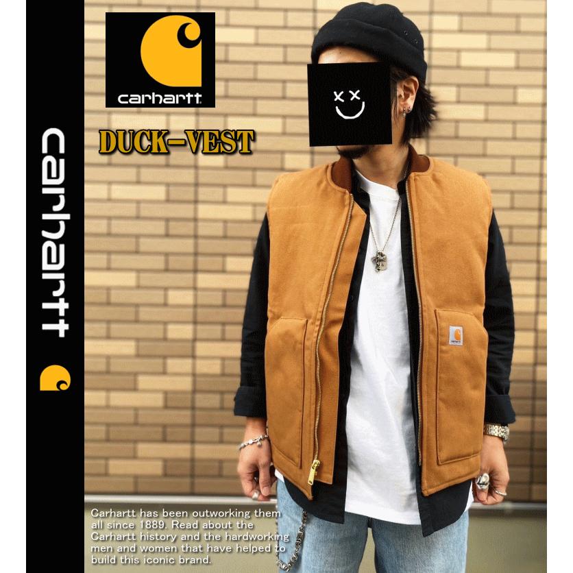Carhartt カーハート Duck Vest V01 ダック ワーク ベスト 中綿 Carhartt カーハート Duck Vest V01 ダック ワーク ベスト 中綿