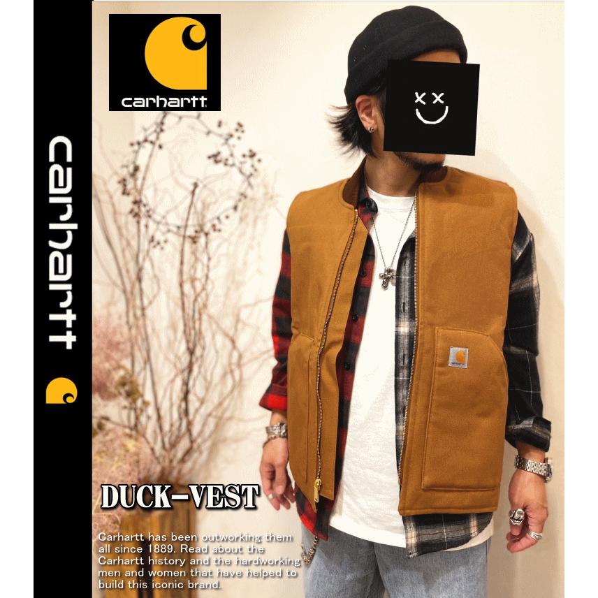 Carhartt カーハート Duck Vest V01 ダック ワーク ベスト 中綿 Carhartt カーハート Duck Vest V01 ダック ワーク ベスト 中綿