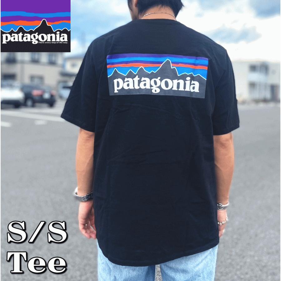 Patagonia パタゴニア Tシャツ メンズ PTG38504 BLK P6 patagonia Patagonia パタゴニア Tシャツ 半袖 メンズ ブラック