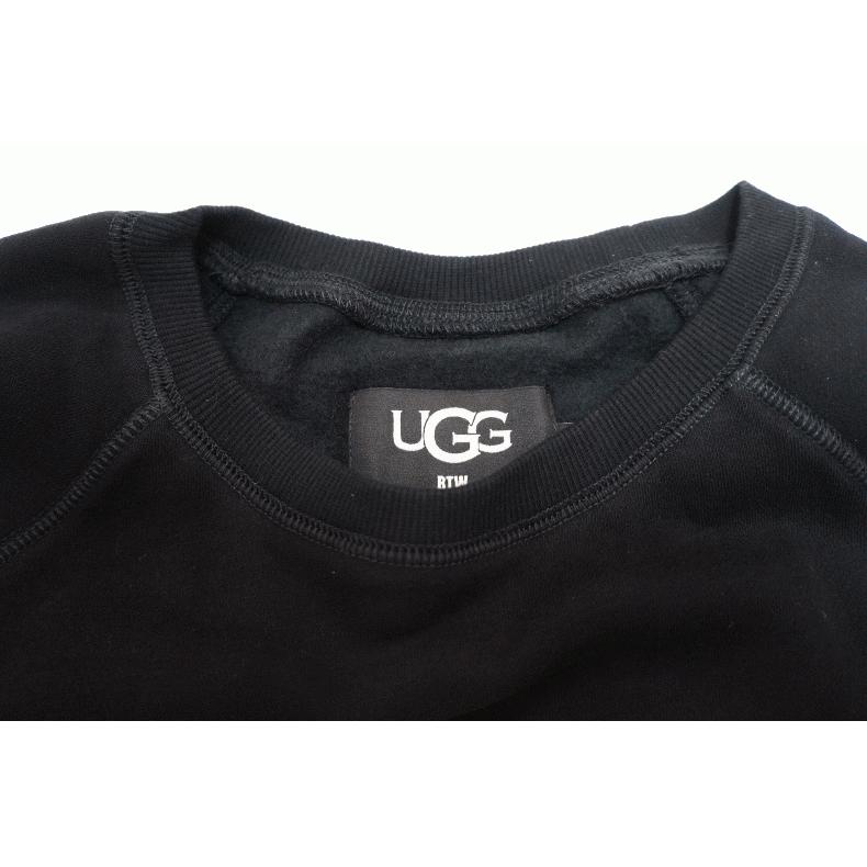 UGG 美品 トレーナー スウェット UGG スウェット グレー ピンク Mサイズ トレーナー アグ