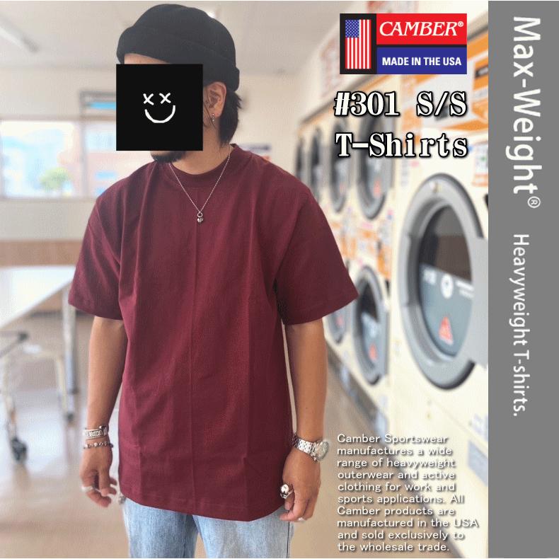 【夏物処分】 【アメリカ製】 CAMBER キャンバー #301 8oz MAX WEIGHT Short Sleeve T-Shirts MADE IN USA マックスウェイト Tシャツ | CAMBER | 13