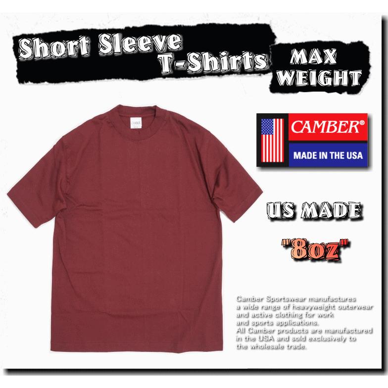【夏物処分】 【アメリカ製】 CAMBER キャンバー #301 8oz MAX WEIGHT Short Sleeve T-Shirts MADE IN USA マックスウェイト Tシャツ | CAMBER | 01