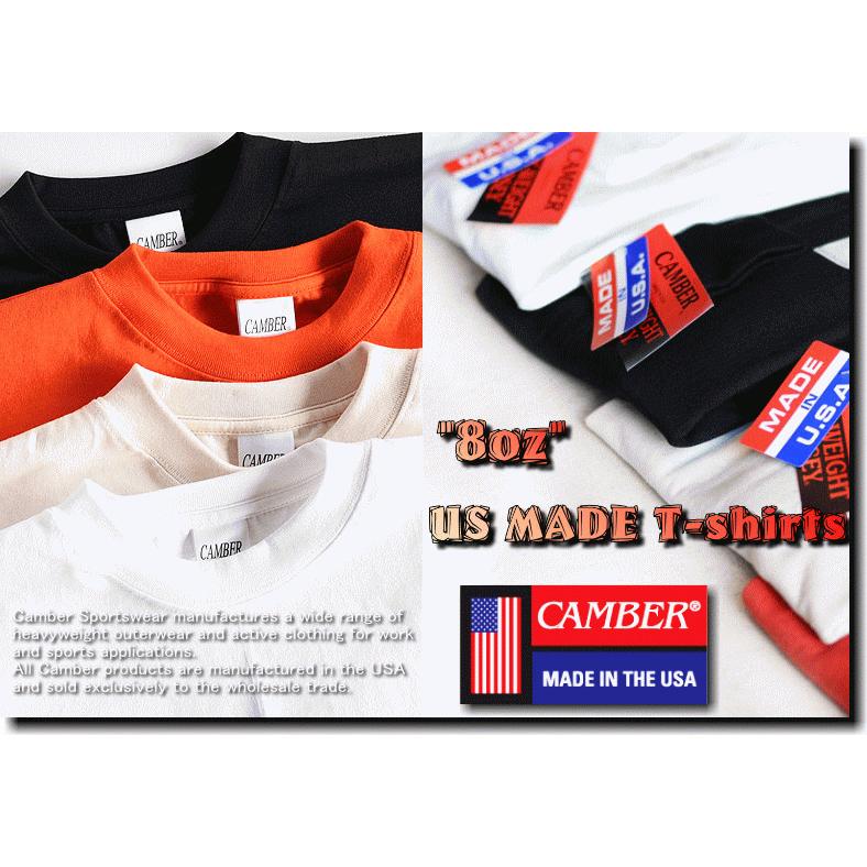【夏物処分】 【アメリカ製】 CAMBER キャンバー #301 8oz MAX WEIGHT Short Sleeve T-Shirts MADE IN USA マックスウェイト Tシャツ | CAMBER | 02