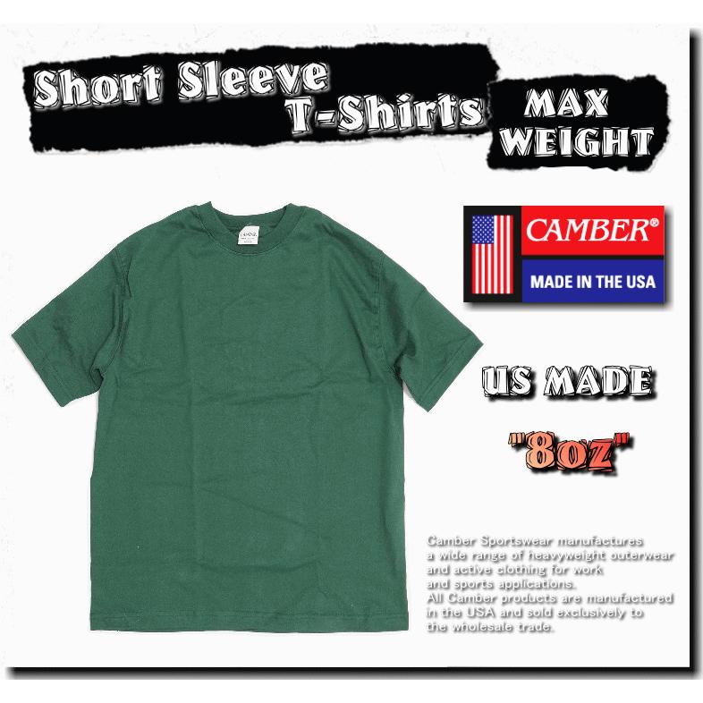 【夏物処分】 【アメリカ製】 CAMBER キャンバー #301 8oz MAX WEIGHT Short Sleeve T-Shirts MADE IN USA マックスウェイト Tシャツ｜insizeplus｜02