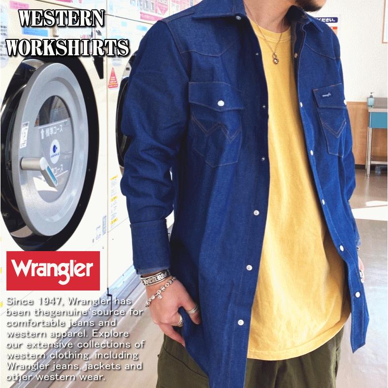 【在庫処分】 Wrangler ラングラー WESTERN WORKSHIRTS 未洗い デニムシャツ 70127 米国モデル｜insizeplus｜16