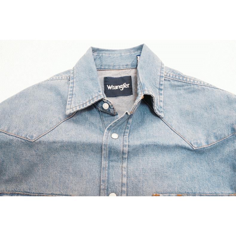 【在庫処分】 Wrangler ラングラー WESTERN WORKSHIRTS デニムシャツ 70127 米国モデル | Wrangler | 03