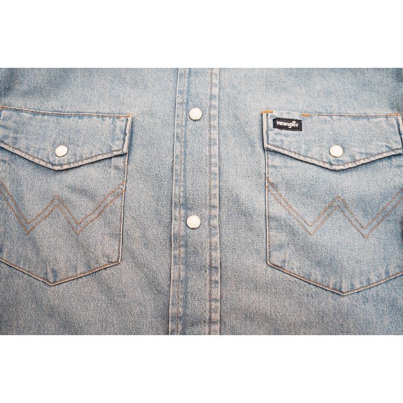 【在庫処分】 Wrangler ラングラー WESTERN WORKSHIRTS デニムシャツ 70127 米国モデル | Wrangler | 04