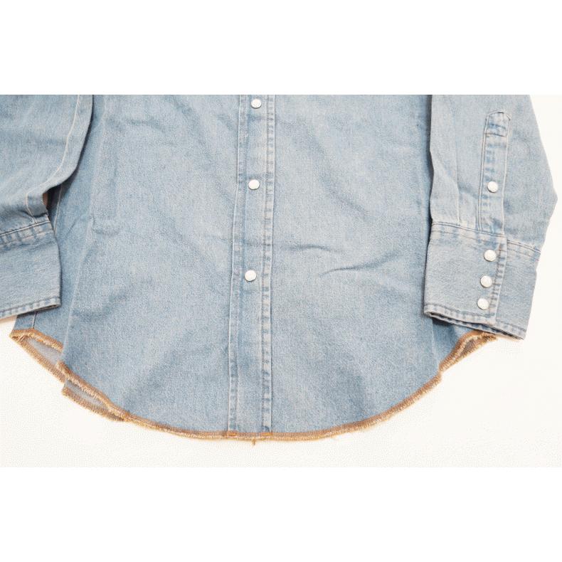 【在庫処分】 Wrangler ラングラー WESTERN WORKSHIRTS デニムシャツ 70127 米国モデル | Wrangler | 05