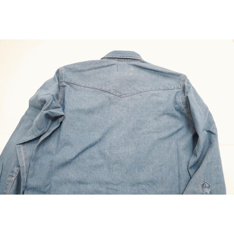 【在庫処分】 Wrangler ラングラー WESTERN WORKSHIRTS デニムシャツ 70127 米国モデル | Wrangler | 06